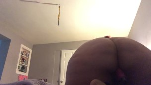 Dildo in my creamy pussy