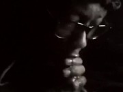 Watch how she deep throats that BBC 8/16