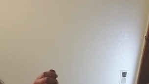 Nice View of Cock and Balls Cumshot