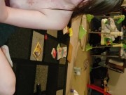 Throat fucking wife with toy play 16/16