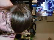 Throat fucking wife with toy play 5/16