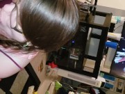 Throat fucking wife with toy play 6/16