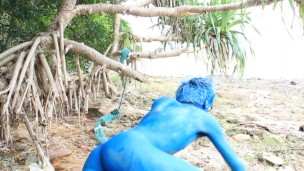 Real Pokemon Boy / Body Paint / 19 Years Old Extreme Fetish Cosplay #2