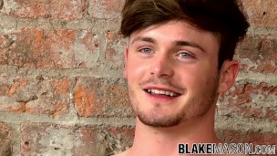 Sweet and sexy Welsh guy having fun with his cock and lube