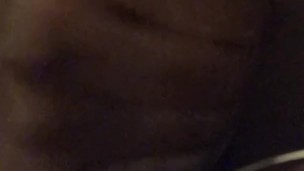 Ebony Teen Strokes Cock In Bedroom
