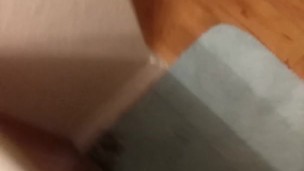 Playing and stroking dick before shower