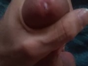 Close up ejaculation while watching the game - Screenshot 12 of 16 - Cum