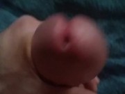 Close up ejaculation while watching the game - Screenshot 13 of 16 - Cock