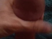 Close up ejaculation while watching the game - Screenshot 7 of 16 - Cum