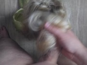 Stroking long hair,hairjob ,hair, fingering,cumming on hair 14/16