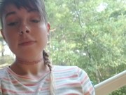 Masturbating on the deck 12/16