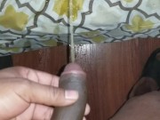 Pissing on white pussy