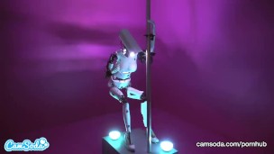 CamSoda - Sex Robot cam girl twerks and orgasms