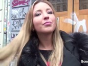 GERMAN SCOUT - Berliner Teeny Kim Davis bei echtem Street Casting gefickt 4/16