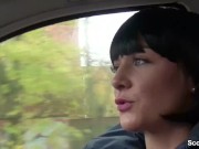 GERMAN SCOUT - Schlankes Teen Lullu in Berlin Park ohne Gummi gefickt 5/16