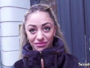 GERMAN SCOUT - Dana Jayn mit MEGA Titten in Berlin bei Casting gefickt 2/16