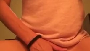 STRONG ORGASM WHILE RIDING A DILDO