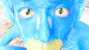 Pokemon Cute Boy / Body Paint / 19 Years Old Extreme Fetish Cosplay #1