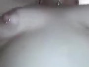 Cumming while riding his cock