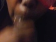 Ebony slut sucking bbc 13/16