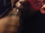 Ebony slut sucking bbc 5/16