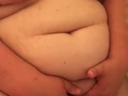 FIRST VIDEO!!  Amateur Shy Chubby White Girl In Shower. 7/16