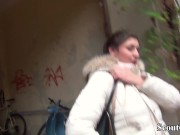 GERMAN SCOUT - JULY JOHNSON VON BERLINER STRASSE DIREKT AUF DEN SCHWANZ 8/16