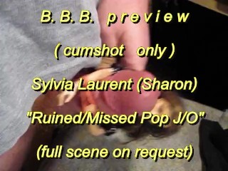 BBB preview: Sylvia Laurent(Sharon) “Missed/Ruined J/O JerkOff” (no SloMo A