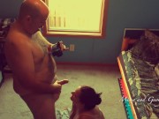 Homemade Blowjob - Milf Sucks Fat Uncut Dick with Big Juicy Head - Thick Load 16/16