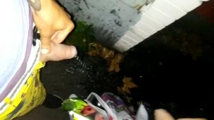  pissing together near the bar