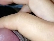 7 minuter edging session, lots of precum, foreskin, limp to hard, blueballs