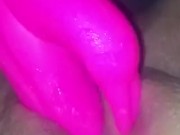 Female Solo Squirt! - Toy Slips, Almost Goes In Wrong Hole! 1/16