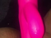Female Solo Squirt! - Toy Slips, Almost Goes In Wrong Hole! 11/16
