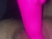 Female Solo Squirt! - Toy Slips, Almost Goes In Wrong Hole! 16/16