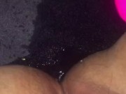Female Solo Squirt! - Toy Slips, Almost Goes In Wrong Hole! 7/16