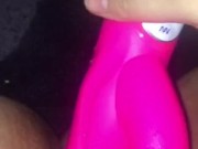 Female Solo Squirt! - Toy Slips, Almost Goes In Wrong Hole! 8/16