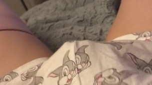 Listen to my wet little pussy as I make myself cum in my panties!