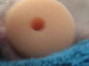 Cumshot our of my silicone masturbator