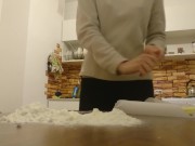 Dirty cooking with David Bowie and Peter Schilling: new wave flour boobs 3/16