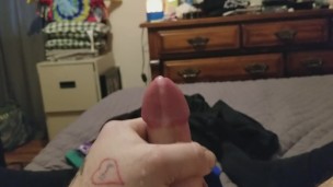 Me playing alone and cumming.
