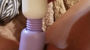 Playing with my pussy I love it