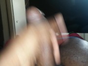 Stroking to cumshot