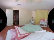 VRHUSH Pamela Morrison gets off with a hitachi vibrator