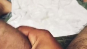 POV Home alone and horny stroking my hard cock! WATCH HIM GROW!