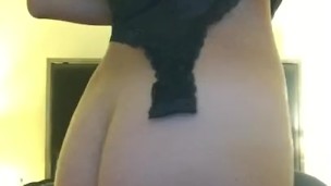 Hot dirty Latina striptease masterbate