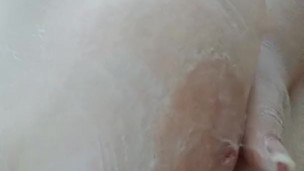 Getting Soapy in the shower. (Amateur)