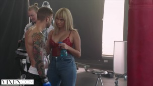 VIXEN Teen cant resist MMA fighter after photoshoot