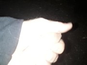Outdoors masturbation