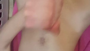 Trap Cummies on Tummy