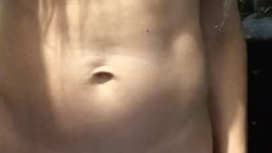 Horny milf sneaking away to get naked for uou
